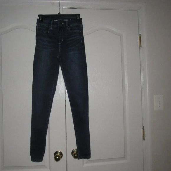 AMERICAN EAGLE Next Level Stretch Curvy High-Rise Jegging Size 2 Long - Picture 1 of 7